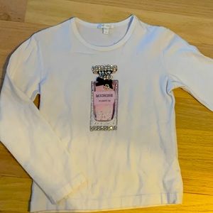 Microbe girls sparkle top